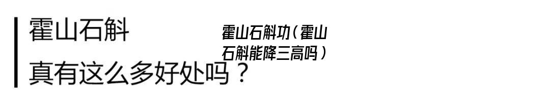 霍山石斛功