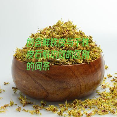 包含鲜铁皮与干铁皮石斛功效的区别的词条