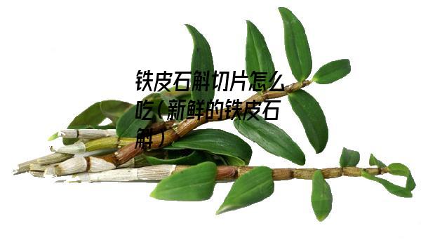 铁皮石斛切片怎么吃