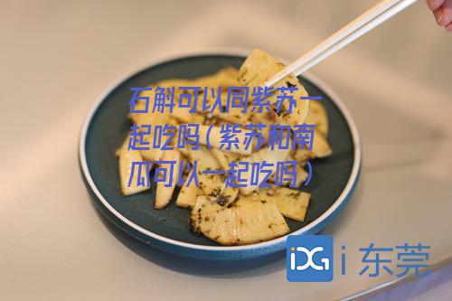 石斛可以同紫苏一起吃吗