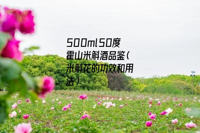 500ml50度霍山米斛酒品鉴