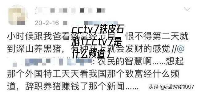 cctv7铁皮石斛