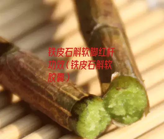 铁皮石斛软脚红杆功效