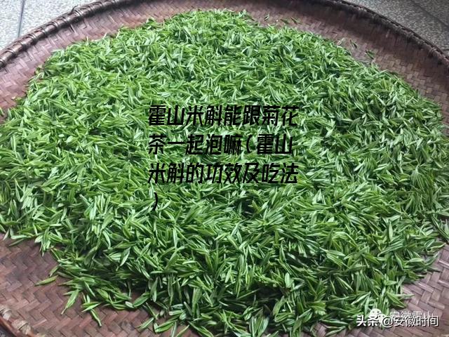 霍山米斛能跟菊花茶一起泡嘛