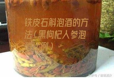 铁皮石斛泡酒的方法