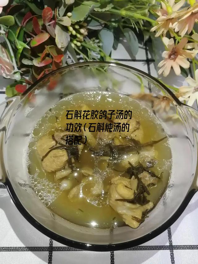 石斛花胶鸽子汤的功效