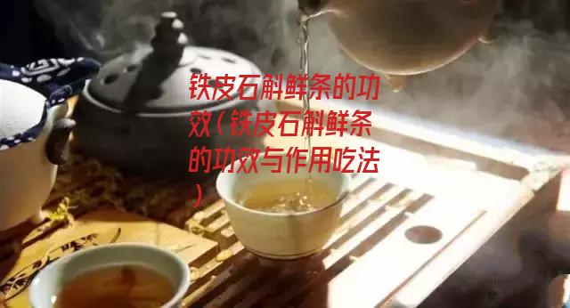 铁皮石斛鲜条的功效