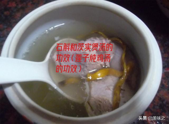 石斛和茨实煲汤的功效