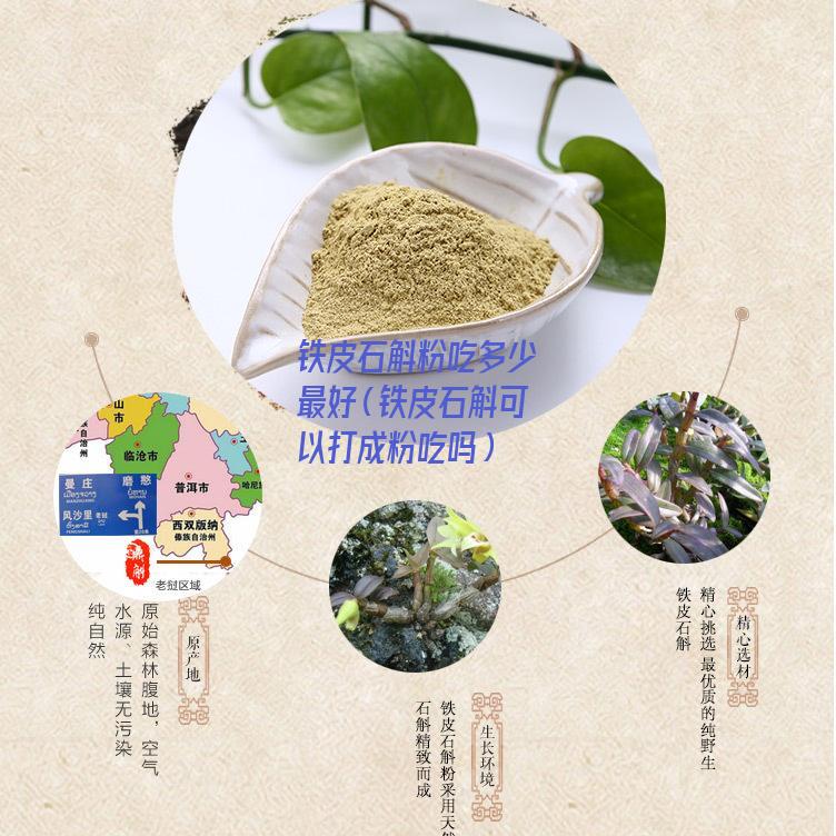 铁皮石斛粉吃多少最好（铁皮石斛可以打成粉吃吗）