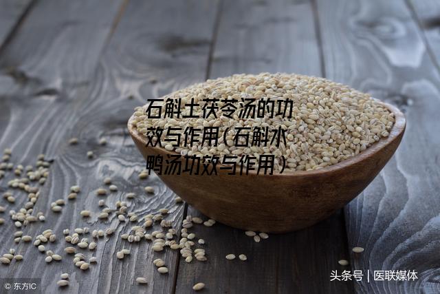 石斛土茯苓汤的功效与作用